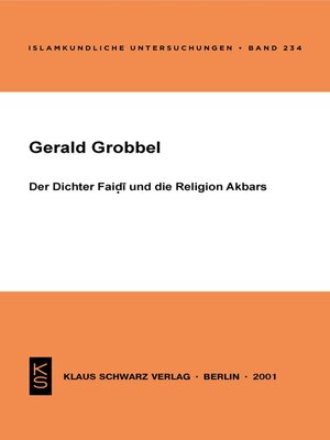 cover image of Der Dichter Faidi und die Religion Akbars